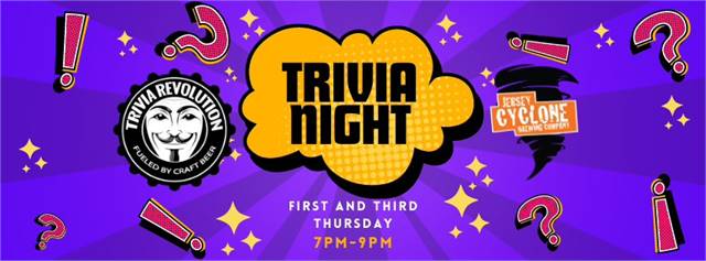 Trivia Night at Jersey Cyclone Brewing Company