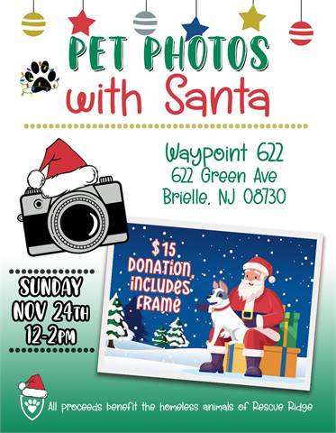 Santa Paws Photos at Waypoint 622 (Brielle, NJ)