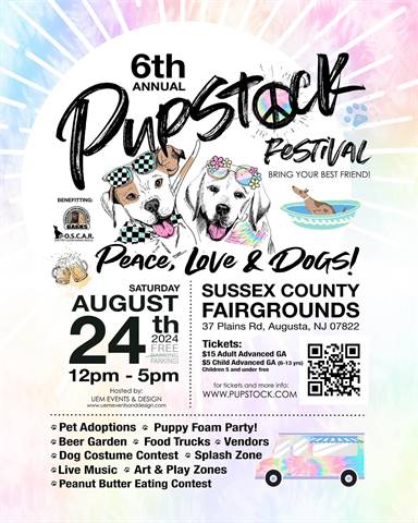 2024 PupsStock Festival at Sussex County Fairgrounds