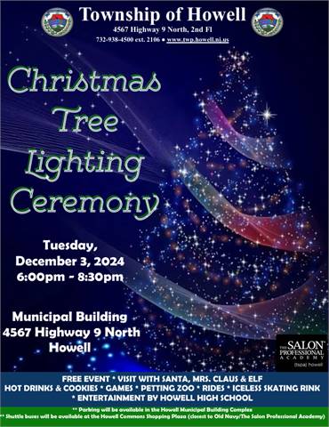 2024 Howell Township Christmas Tree Lighting Ceremony (Howell, NJ)