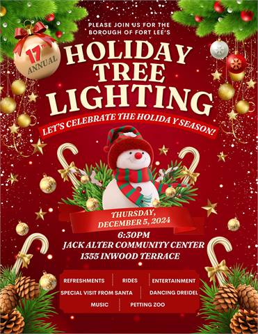 2024 Fort Lee Holiday Tree Lighting (Fort Lee, NJ)