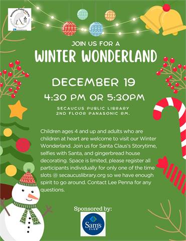 2024 Winter Wonderland at Secaucus Public Library (Secaucus, NJ)