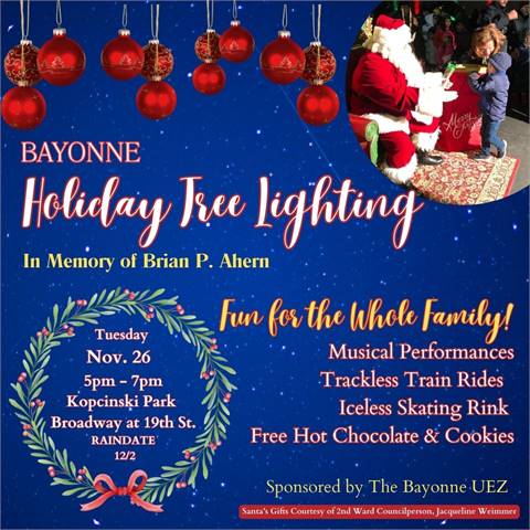 2024 Bayonne Holiday Tree Lighting (Bayonne, NJ)