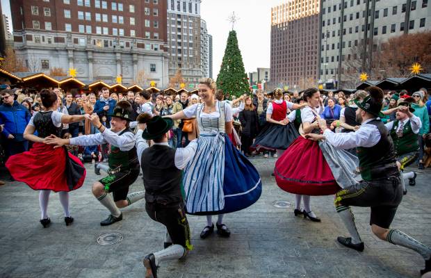 German American Weekend at Christmas Village in Philadelphia