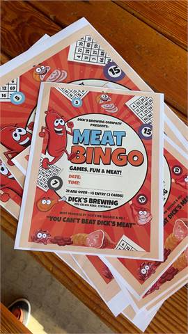 Holiday Meat Bingo at Dick's Brewing Company (Centralia, WA)