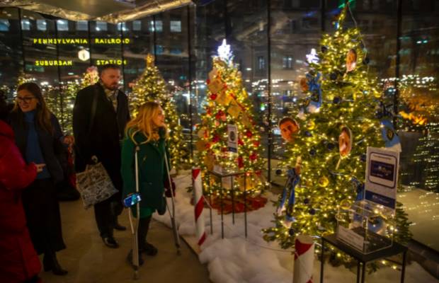 Festival of Trees at Christmas Village in Philadelphia