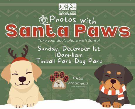 Santa Paws at Middletown Dog Park at Tindall Park (Middletown, NJ)