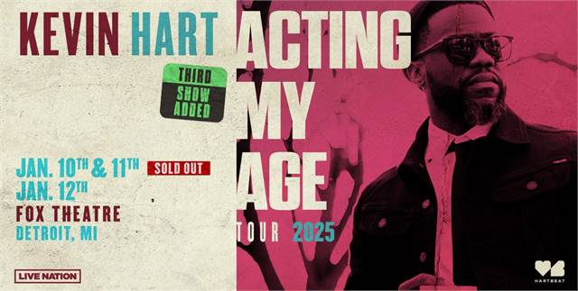 Kevin Hart "Acting My Age" at Fox Theatre (Detroit, MI)