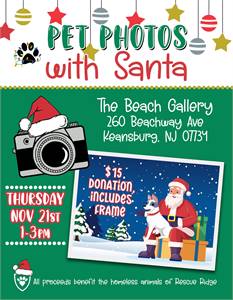 Santa Paws Photos at The Beach Gallery (Keansburg, NJ)