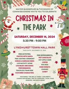 2024 Lyndhurst Christmas in the Park (Lyndhurst, NJ)