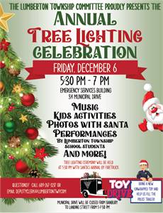 2024 Lumberton Township Tree Lighting Celebration (Lumberton, NJ)