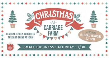 Small Business Saturday Mini-Market at Carriage Farm (Hillsborough, NJ)