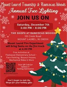 2024 Mount Laurel Township & Rancocas Woods Tree Lighting (Mount Laurel, NJ)