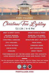 2024 Pier Village Christmas Tree Lighting (Long Branch, NJ)