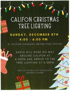 2024 Califon Christmas Tree Lighting (Califon, NJ)