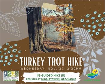 Turkey Trot Hike at Poricy Park (Middletown, NJ)